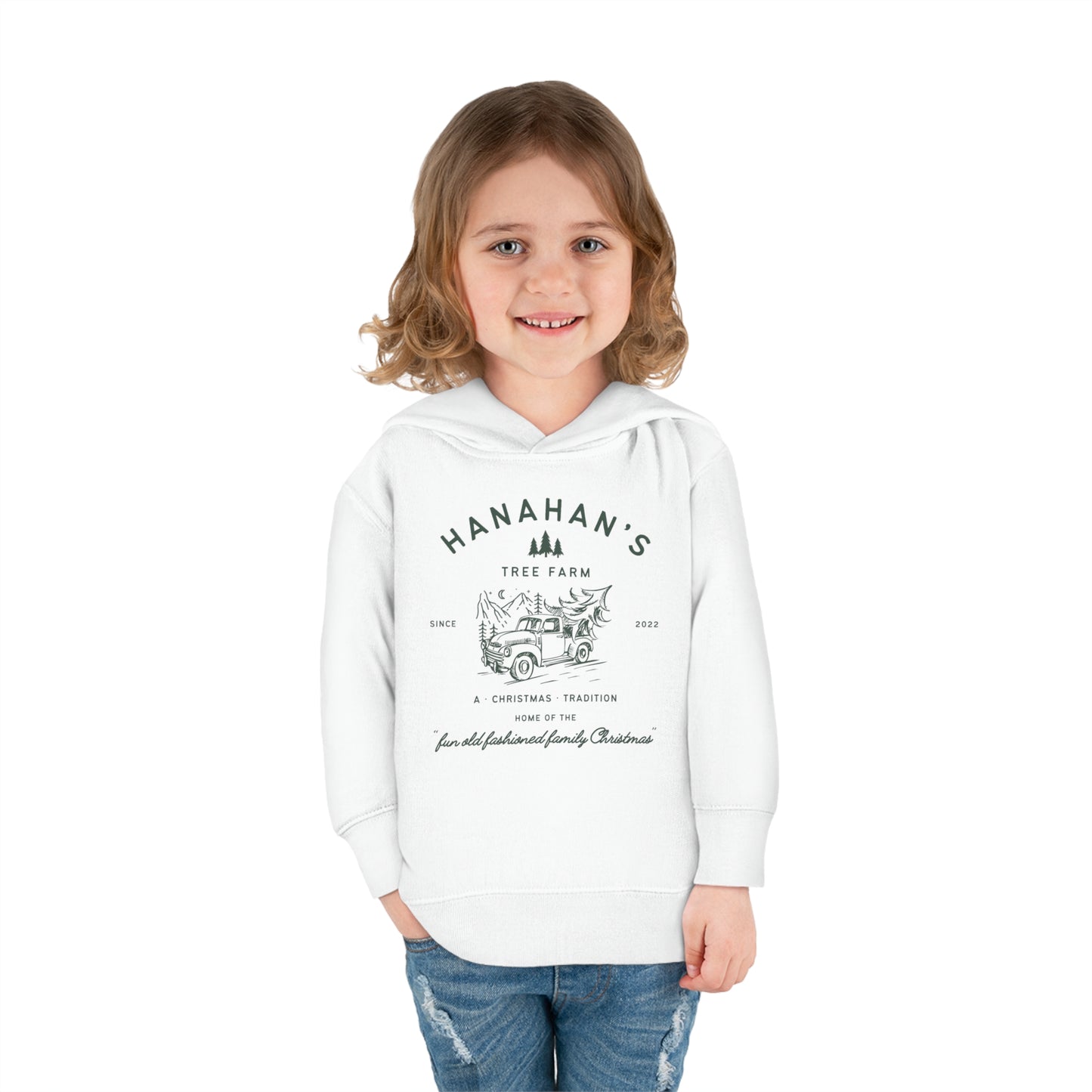 Personalized Family Tree Farm Toddler Sweatshirt Custom Name Family Matching Mom Dad Kids Toddler Pullover Fleece Hoodie