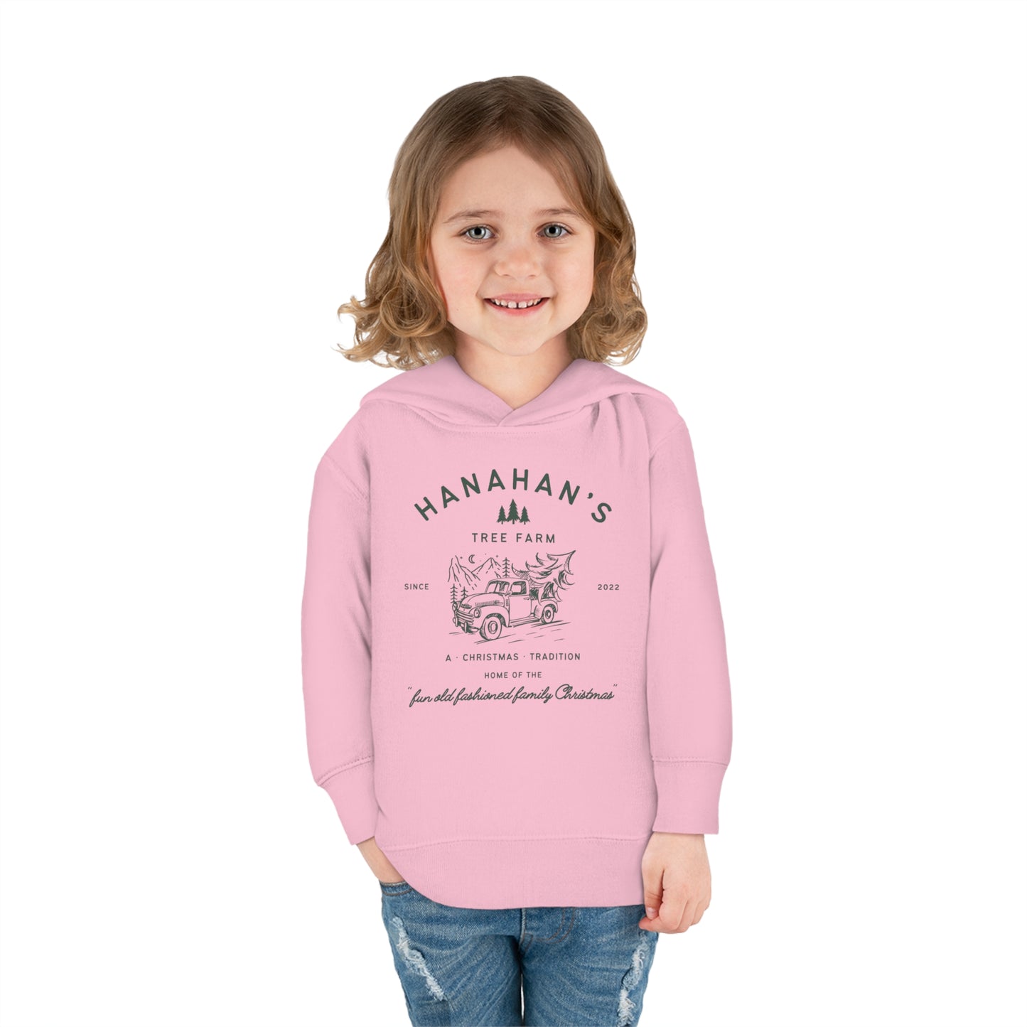 Personalized Family Tree Farm Toddler Sweatshirt Custom Name Family Matching Mom Dad Kids Toddler Pullover Fleece Hoodie