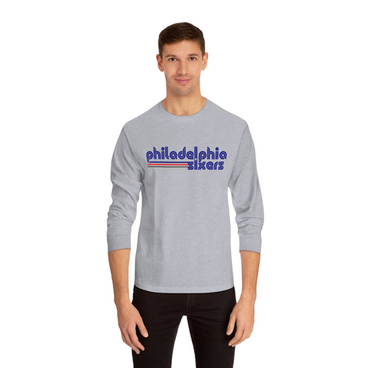 Philadelphia 76ers Shirt Mens Womens Unisex Classic Long Sleeve T-Shirt