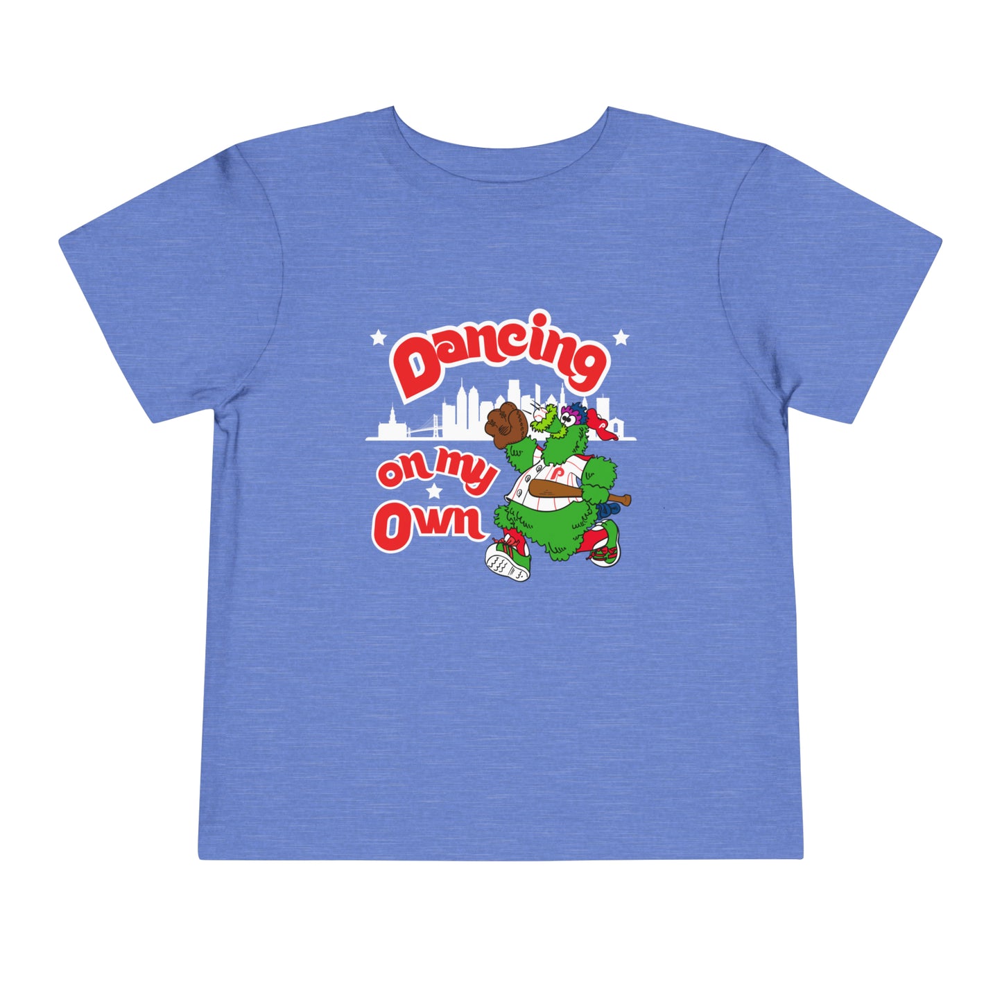 Copy of Phillies Phanatic Toddler Shirt Dancing On My Own Phanatic World Series Kids Short Sleeve Tee