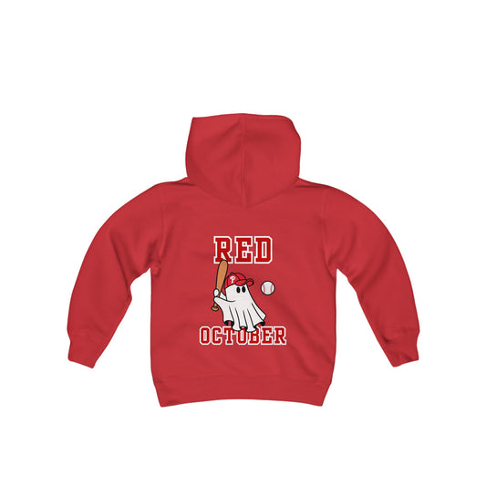 Kids Phillies Red October Front and Back Hooded Sweatshirt Boys Girls Youth Hoodie