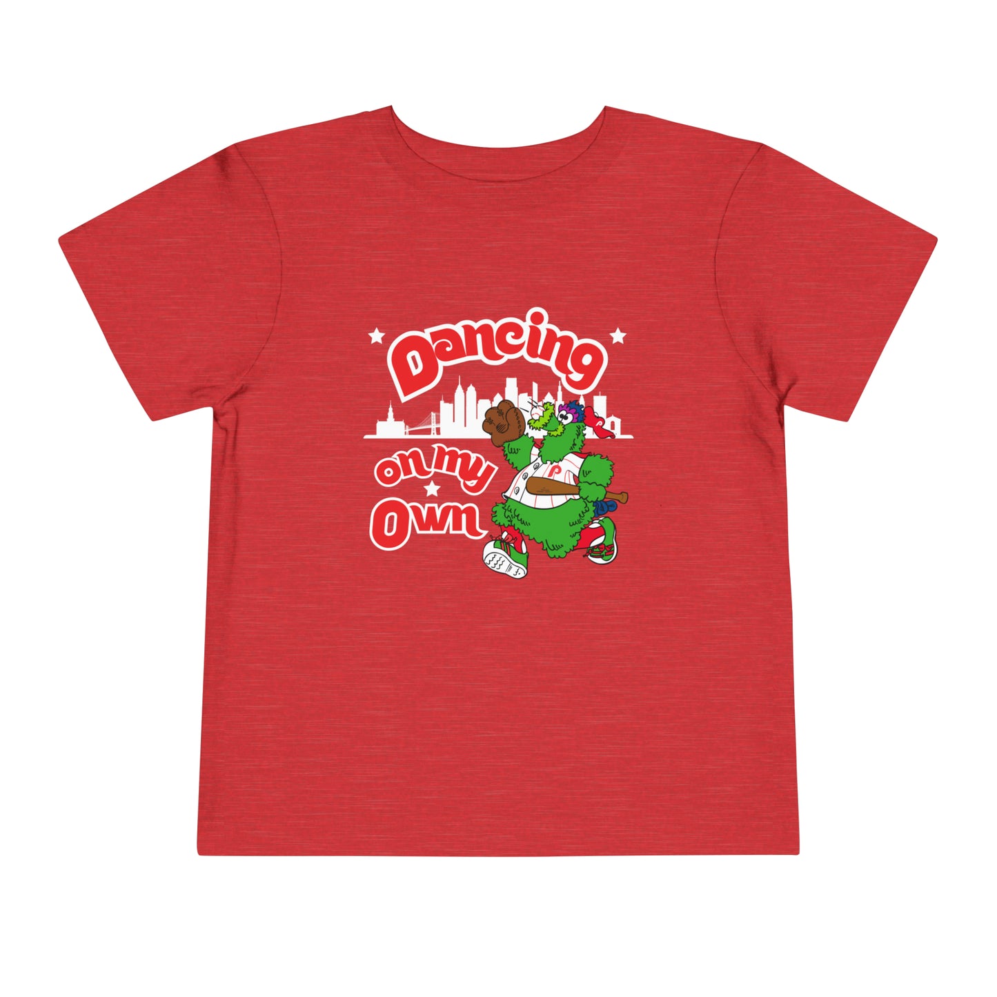 Copy of Phillies Phanatic Toddler Shirt Dancing On My Own Phanatic World Series Kids Short Sleeve Tee