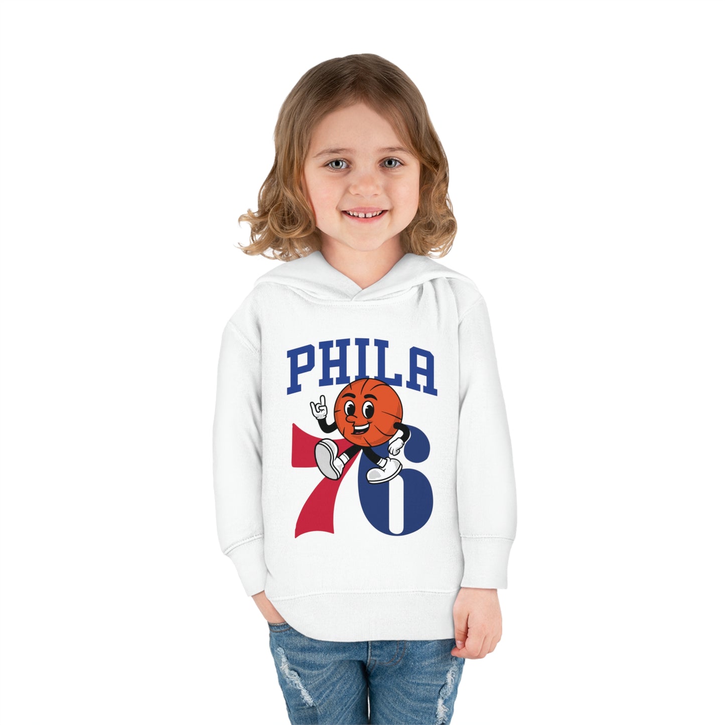 Philadelphia 76ers Toddler Sweatshirt Kids Hoodie Philly Sixers Basketball Shirt Girls Boys Christmas Gift Fleece Hooded Sweat Shirt