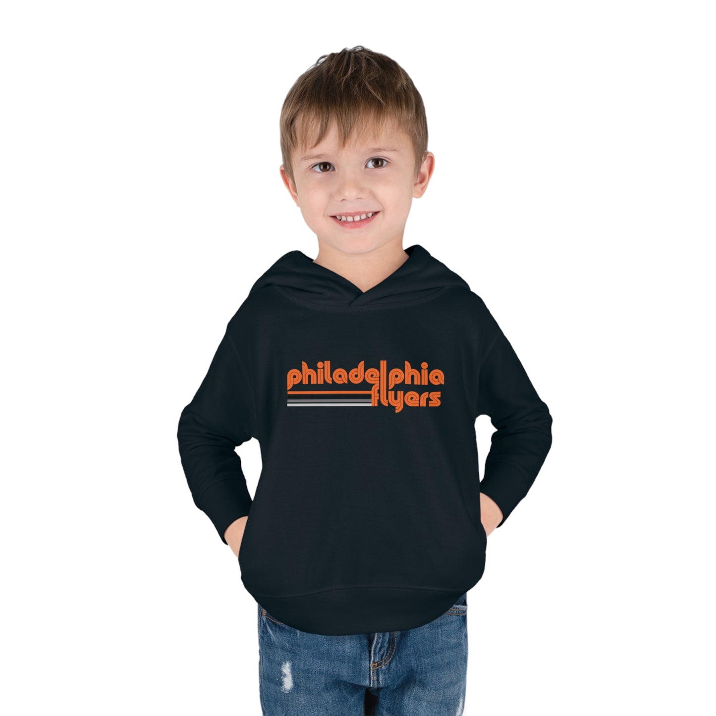 Philadelphia Flyers Toddler Sweatshirt Kids Hoodie Philly Fly Guys Orange Hockey Shirt Girls Boys Christmas Gift Fleece Hooded Sweat Shirt