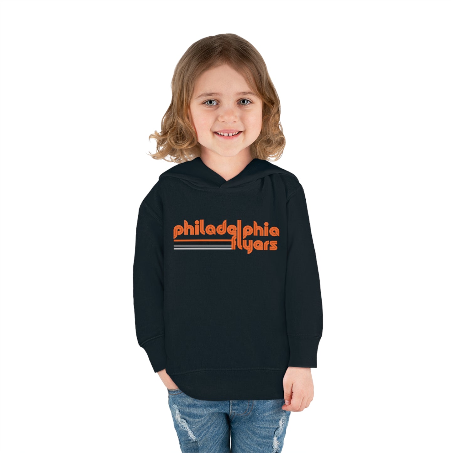 Philadelphia Flyers Toddler Sweatshirt Kids Hoodie Philly Fly Guys Orange Hockey Shirt Girls Boys Christmas Gift Fleece Hooded Sweat Shirt