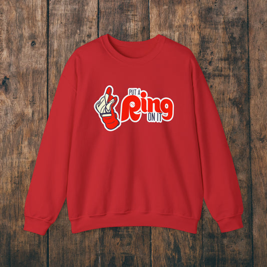 Phillies Castellanos Sweatshirt Put A Ring On It NLCS  Philadelphia Red October Dancing Our Own Womens Mens Philly Gift Crewneck Hoodie