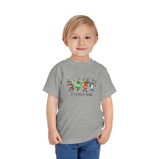 It's A Philly Thing Toddler Mascots Short Sleeve Tee Philadelphia Phillies Kids T Shirt