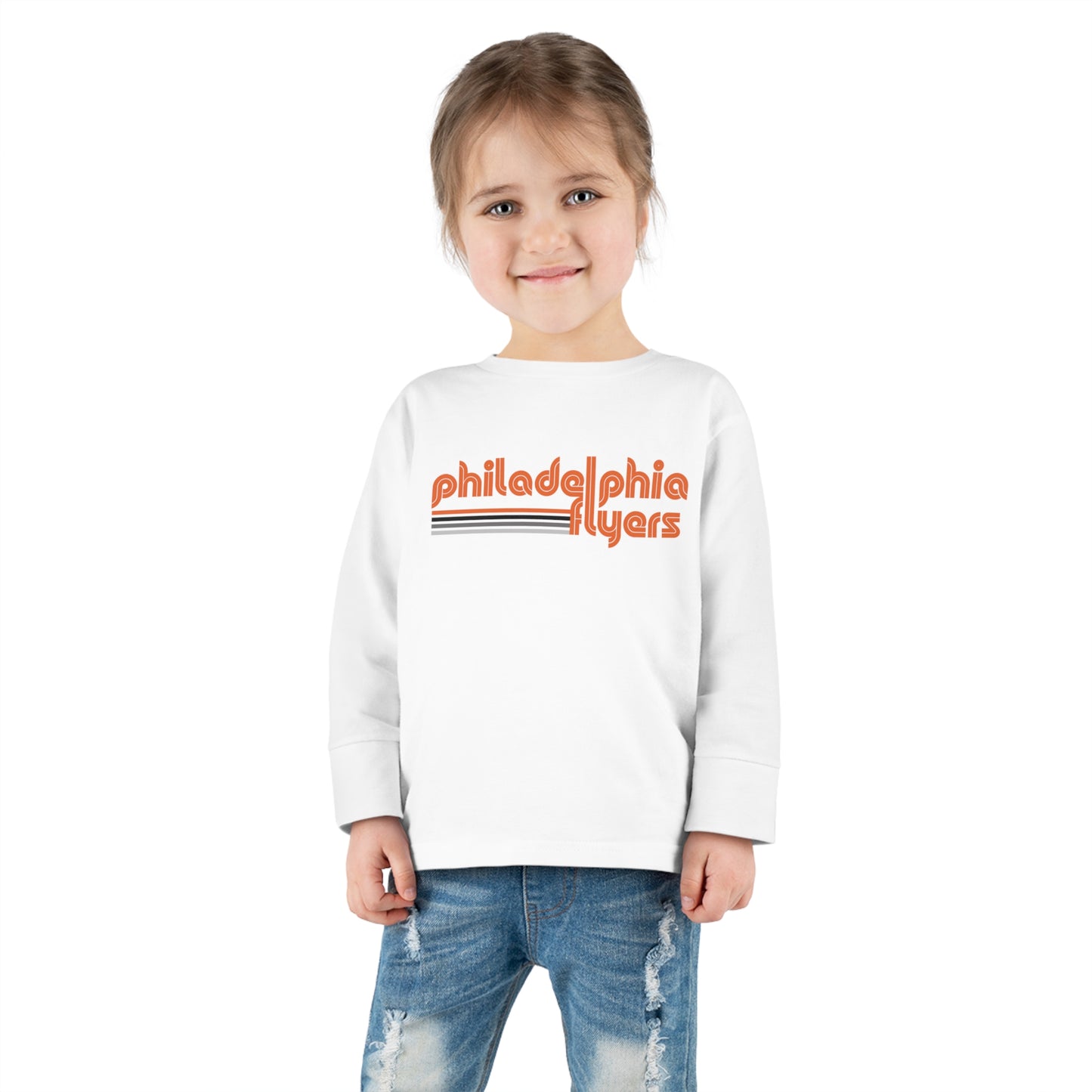 Toddler Flyers Shirt Philadelphia Kids Sweatshirt Boys Girls Christmas Philly Fan Gift Family Matching Retro Childrens Long Sleeve Tee