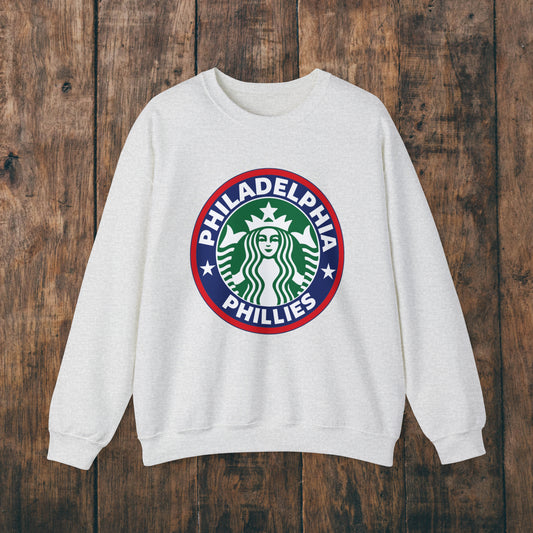 Phillies Coffee Sweatshirt Womens Mens Philadelphia Philly Fall Christmas Shirt Gift Crewneck Oversized Hoodie Sweater