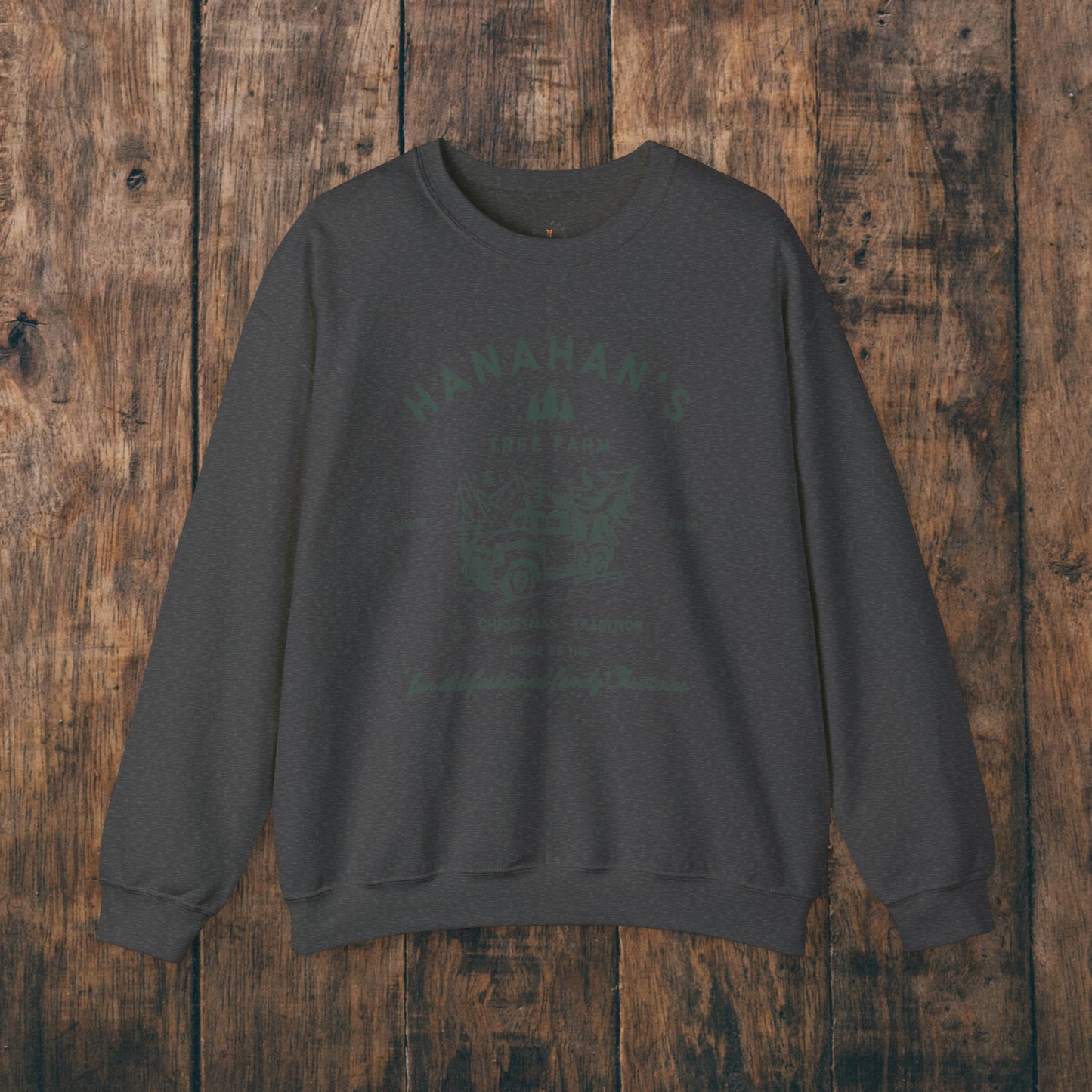 Family Tree Farm Sweatshirt Personalized Mom Dad Kids Family Matching Womens Mens Christmas Trees Custom Gift Hoodie Crewneck Sweatshirt