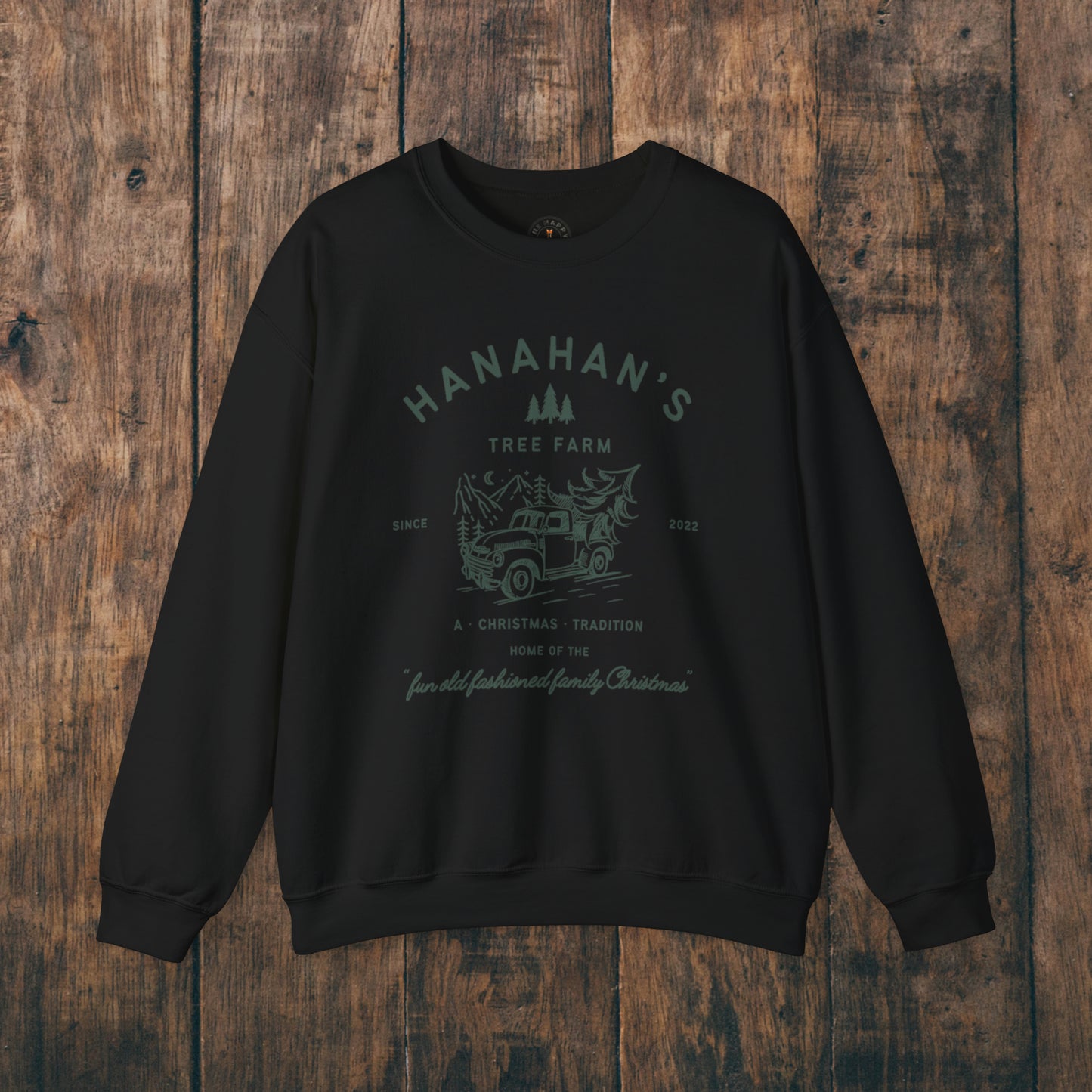 Family Tree Farm Sweatshirt Personalized Mom Dad Kids Family Matching Womens Mens Christmas Trees Custom Gift Hoodie Crewneck Sweatshirt