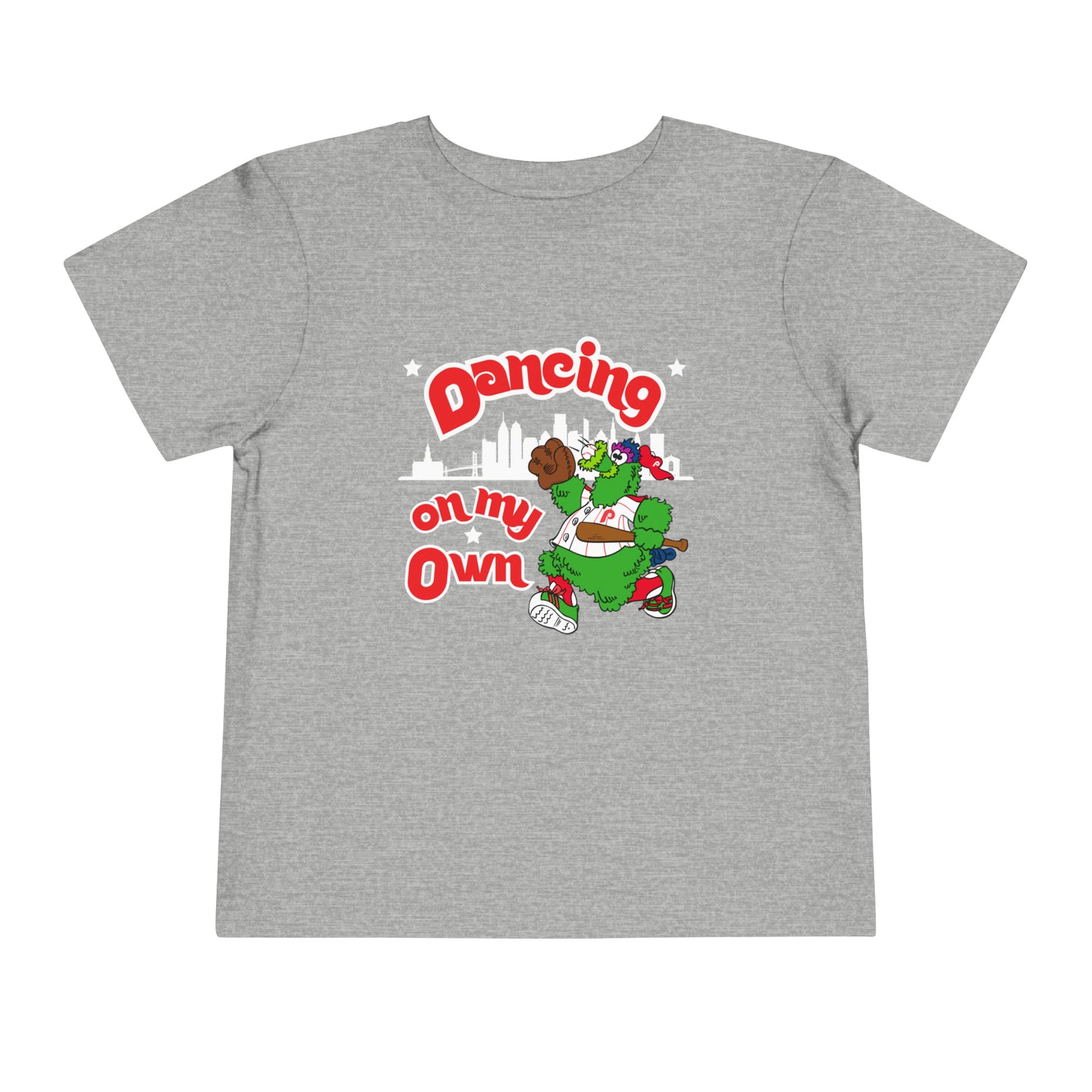 Copy of Phillies Phanatic Toddler Shirt Dancing On My Own Phanatic World Series Kids Short Sleeve Tee