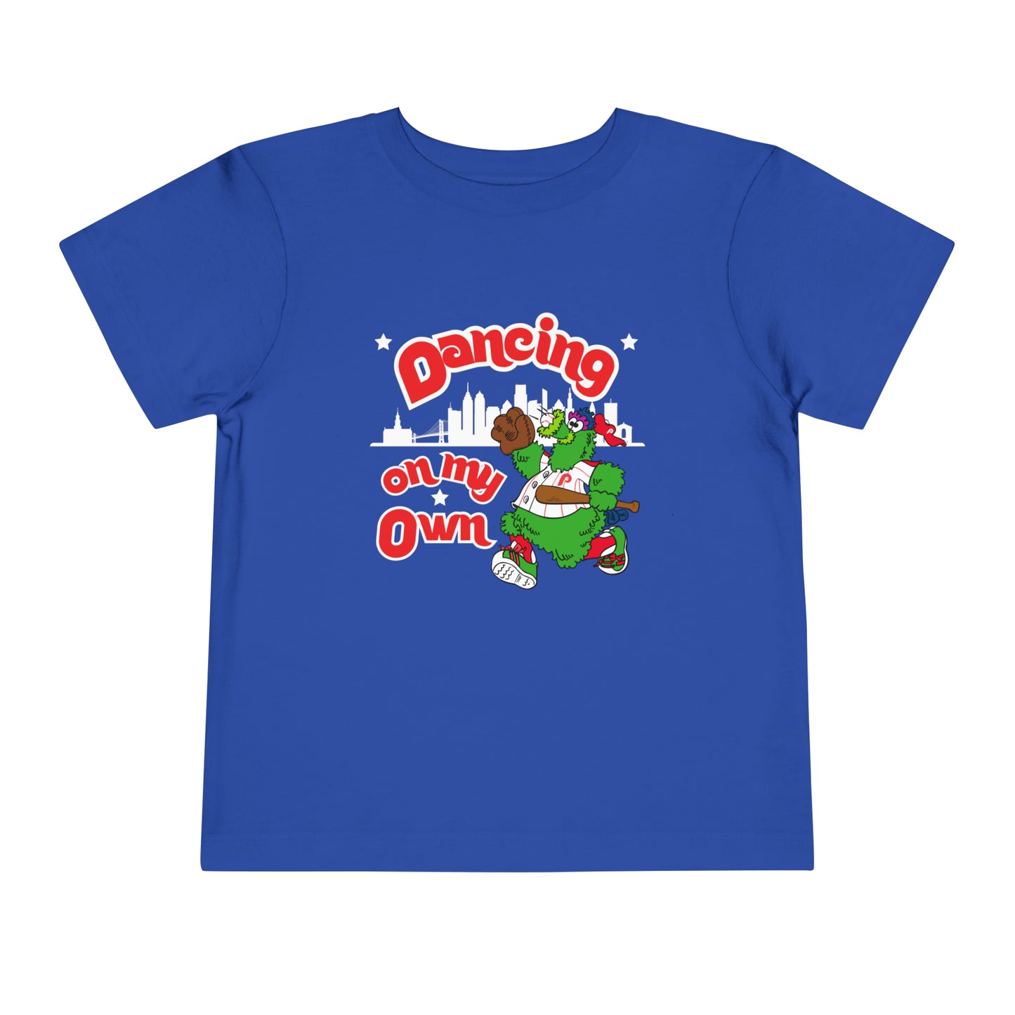 Copy of Phillies Phanatic Toddler Shirt Dancing On My Own Phanatic World Series Kids Short Sleeve Tee