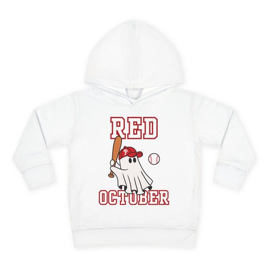 Phillies Red October Toddler Sweatshirt Boys Girls Kids Hoodie Philadelphia Ghost Family Childrens Pullover Fleece Hooded Sweat Shirt