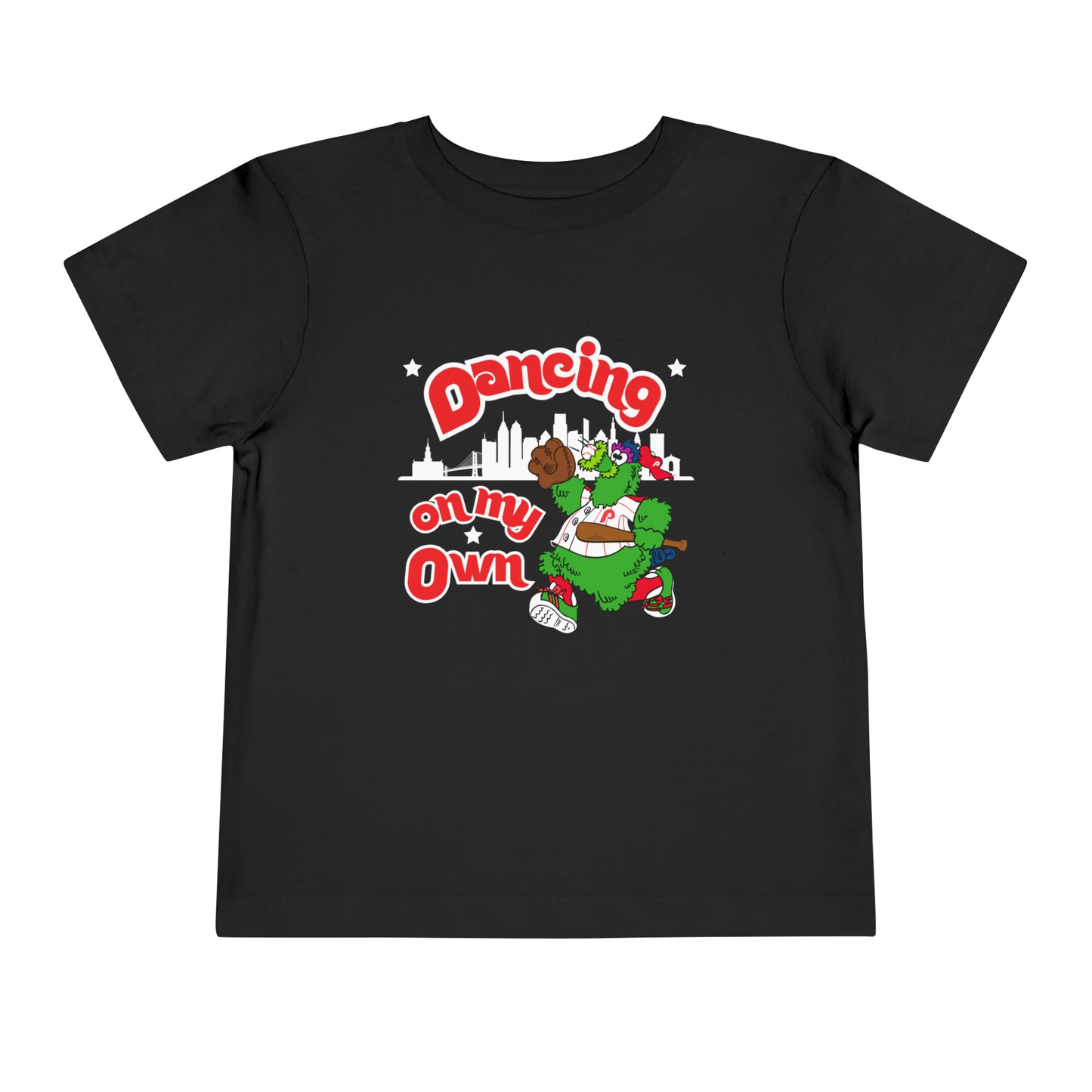 Copy of Phillies Phanatic Toddler Shirt Dancing On My Own Phanatic World Series Kids Short Sleeve Tee